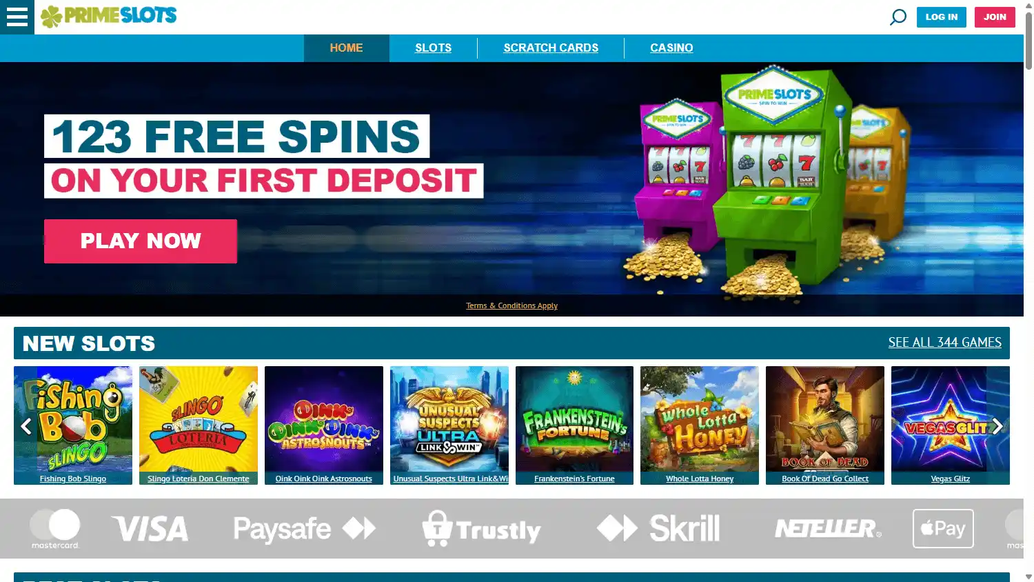 Prime Slots Casino DE screenshot 2
