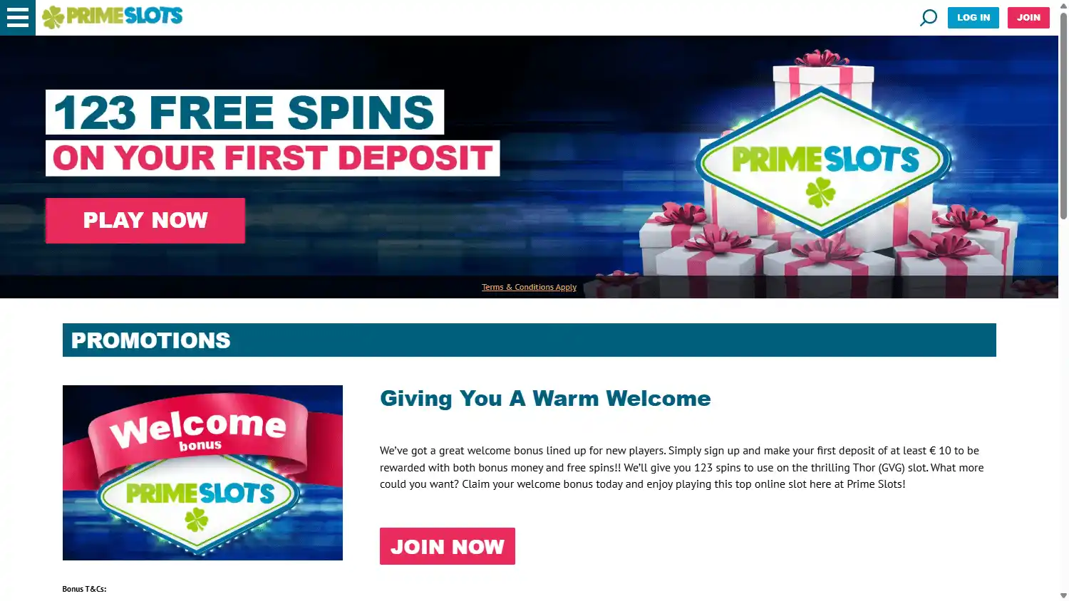 Prime Slots Casino DE screenshot 3