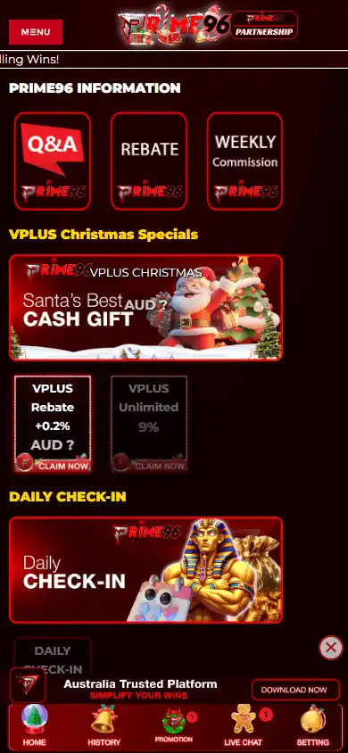 PRIME96 Casino screenshot 6
