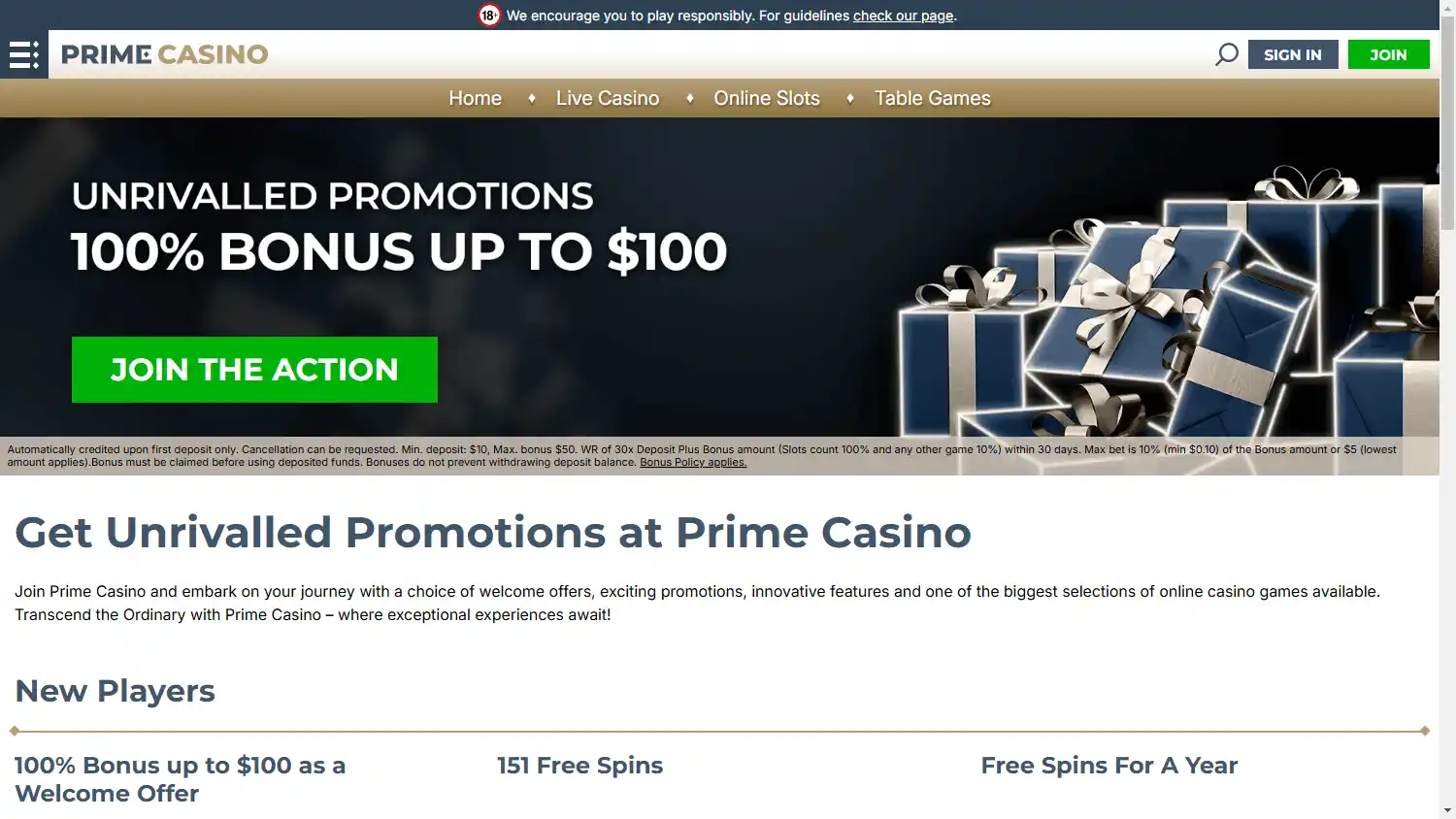 Prime Casino SE screenshot 3