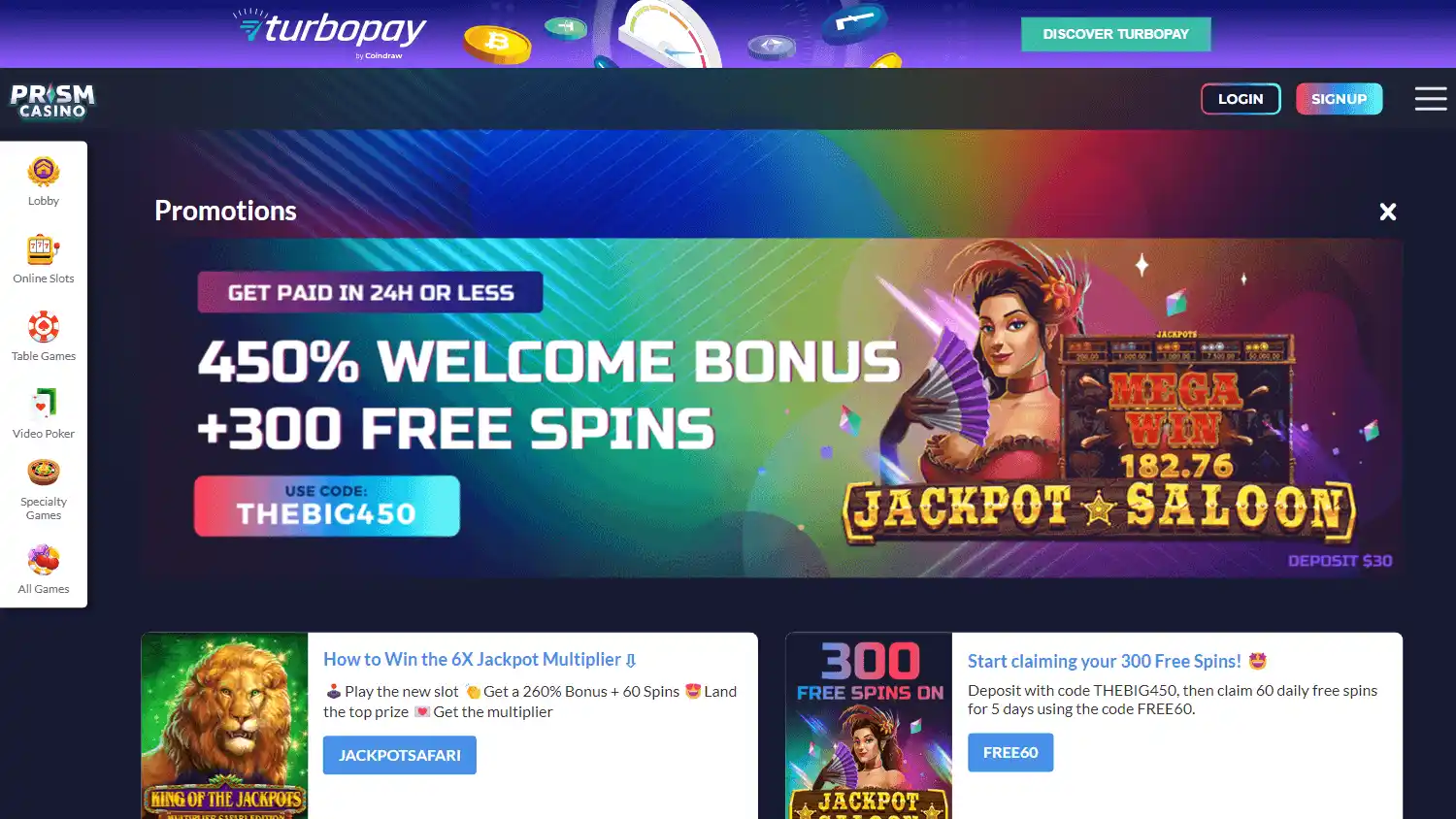 Prism Casino screenshot 2