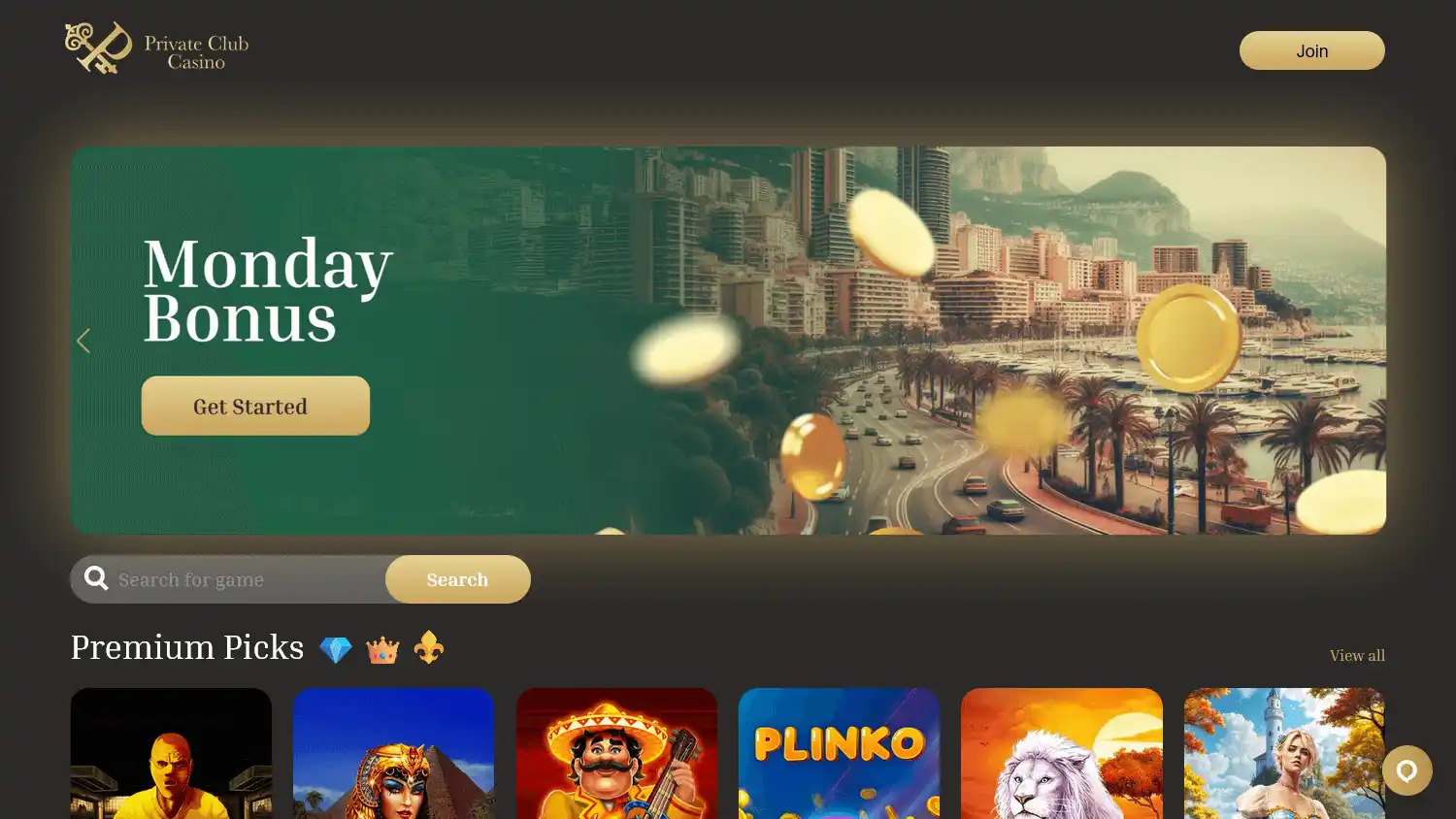 Private Club Casino screenshot 1