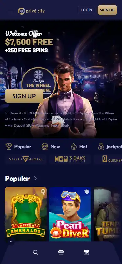 Prive City Casino screenshot 5