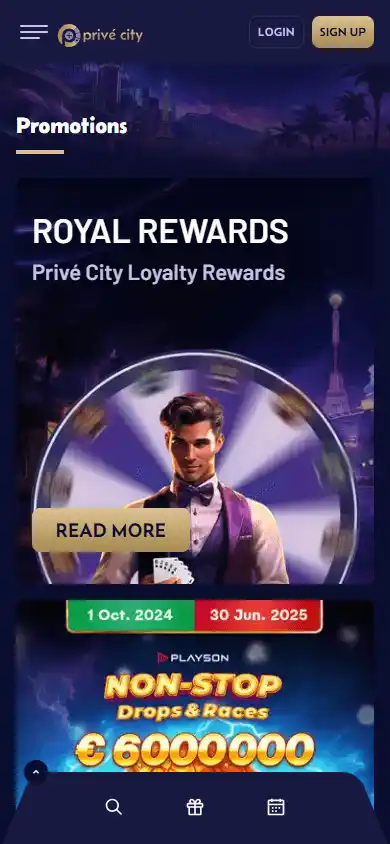 Prive City Casino screenshot 6