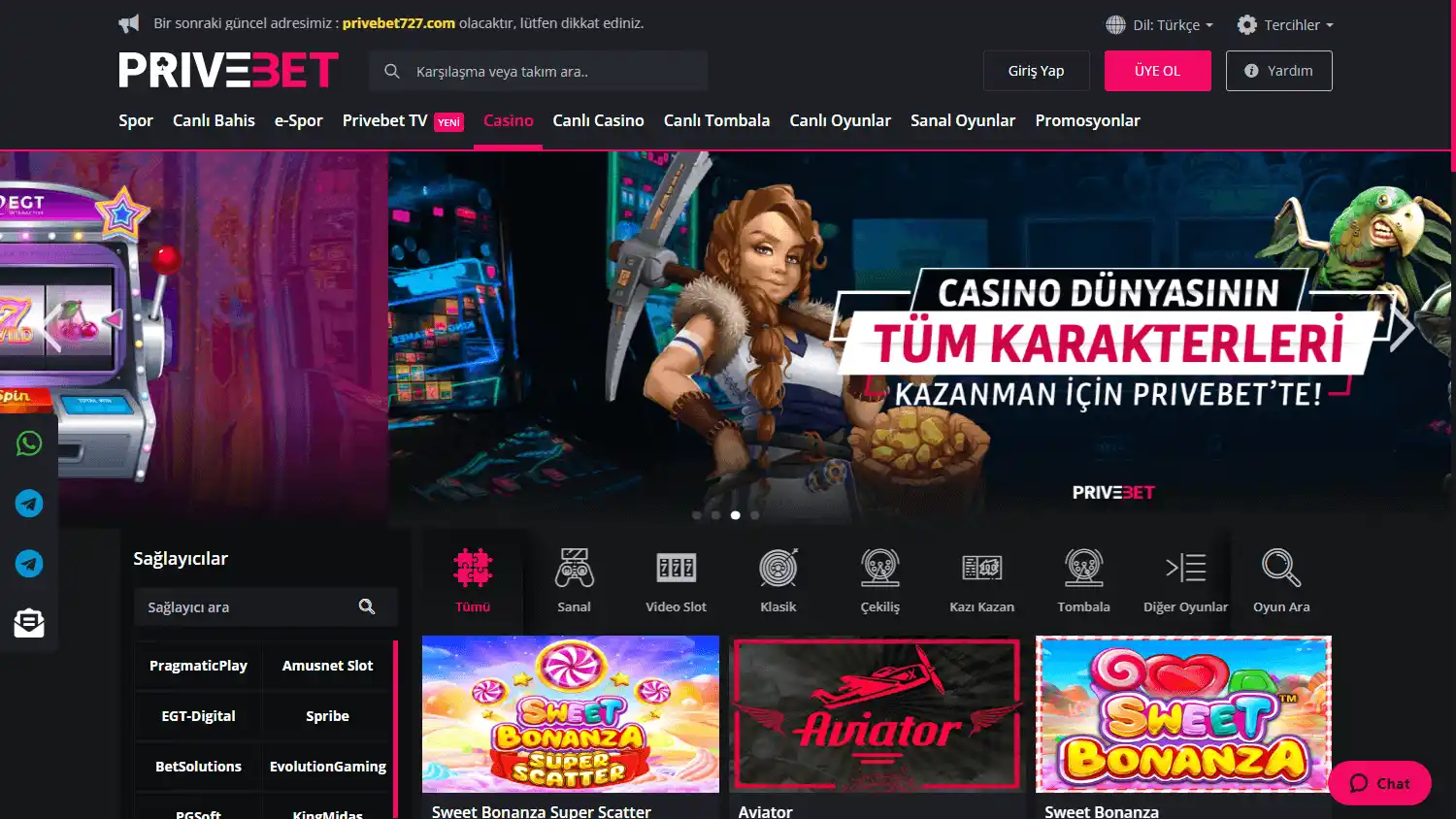 Privebet Casino screenshot 2