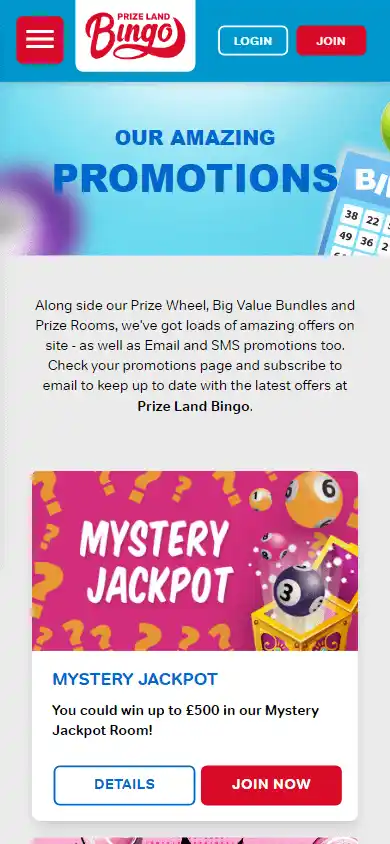 Prize Land Bingo Casino screenshot 4