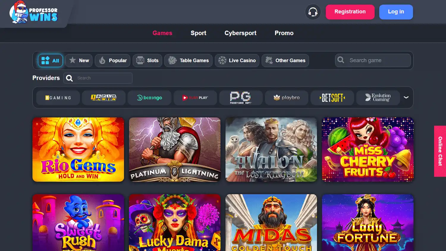 Professor Wins Casino screenshot 2