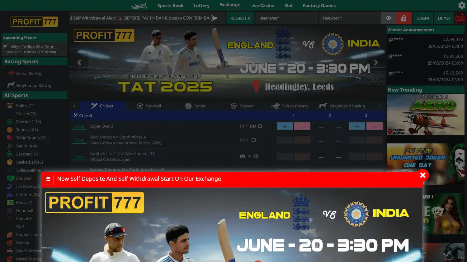 PROFIT777 Casino screenshot 2