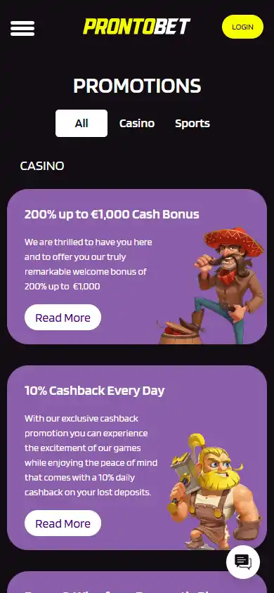 ProntoBet Casino screenshot 6