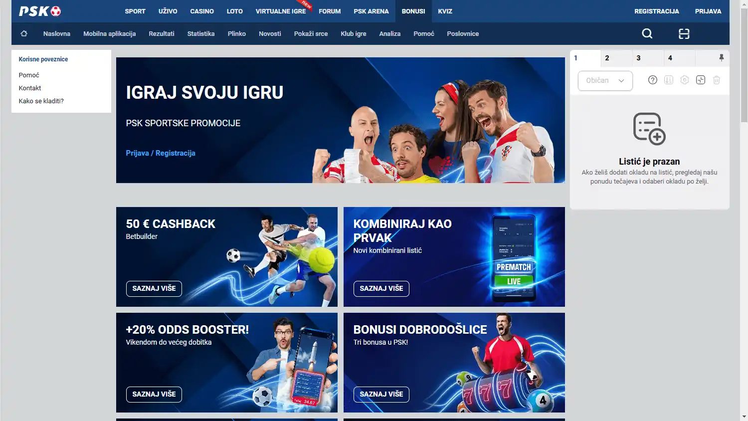 PSK Casino screenshot 3