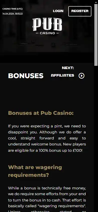 Pub Casino screenshot 3