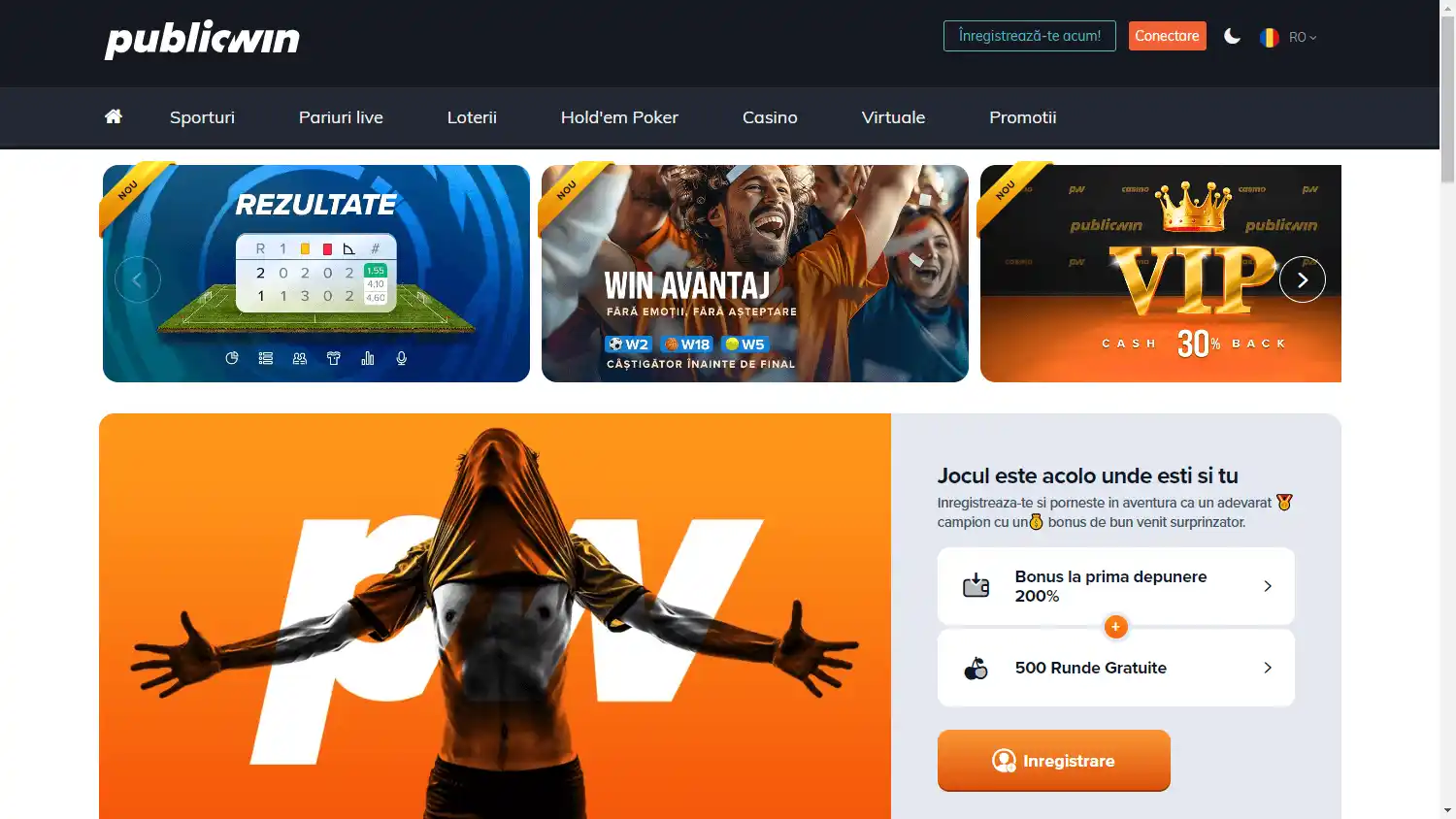 PublicWin Casino screenshot 1