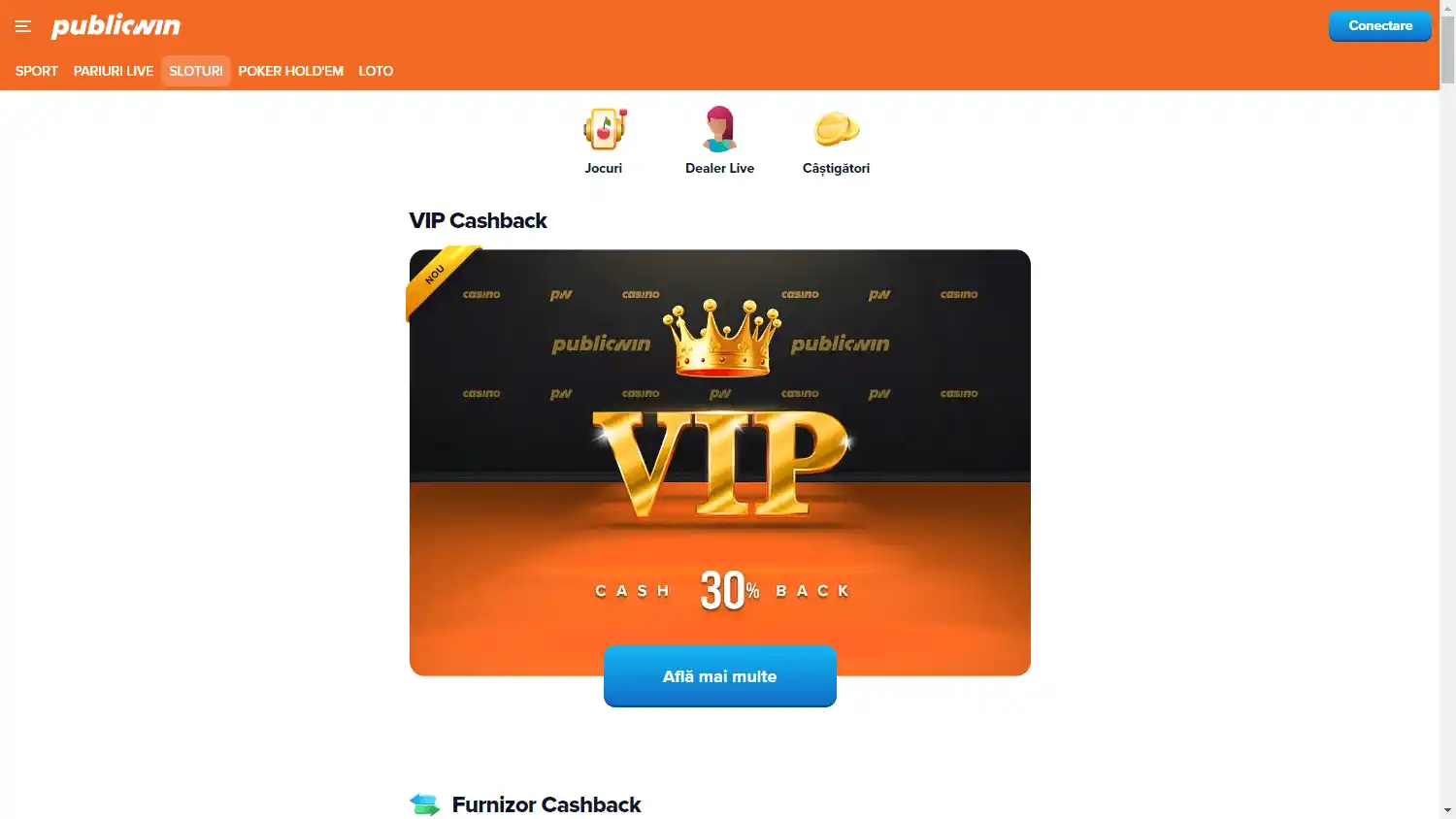 PublicWin Casino screenshot 2