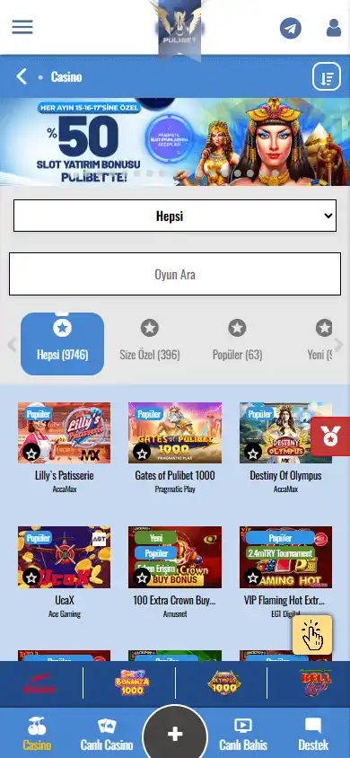 Pulibet Casino screenshot 5