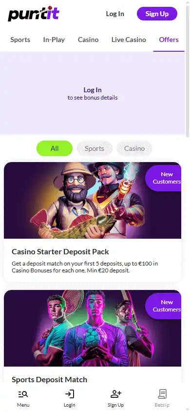 Puntit Casino screenshot 6