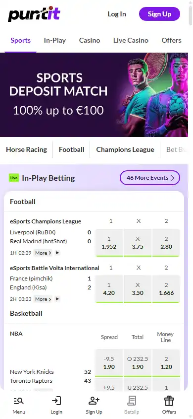 Puntit Casino screenshot 4