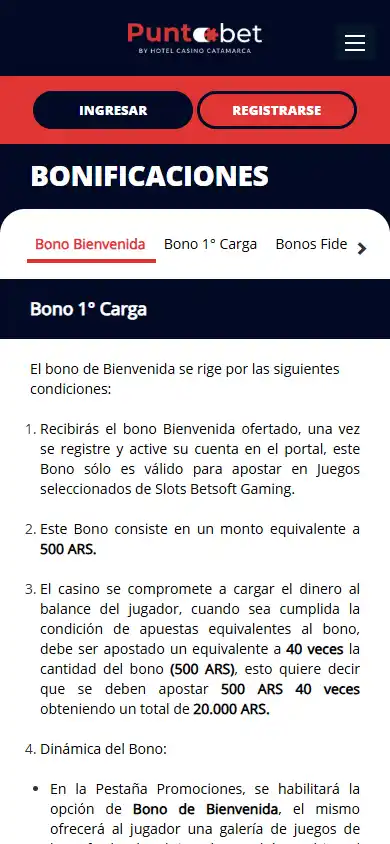 Punto.Bet Casino screenshot 4