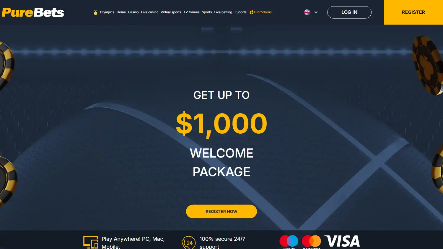 PureBets Casino screenshot 1
