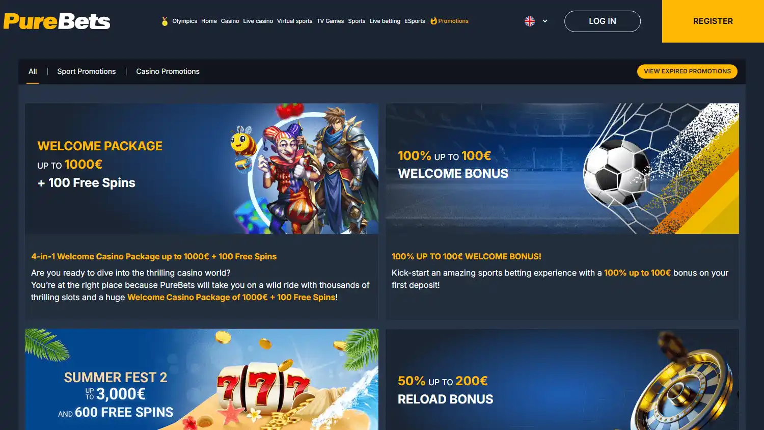 PureBets Casino screenshot 3