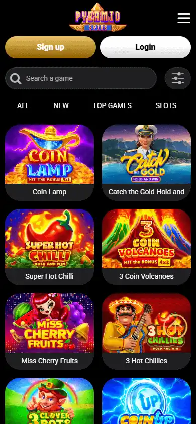 Pyramid Spins Casino screenshot 5