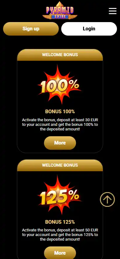 Pyramid Spins Casino screenshot 6