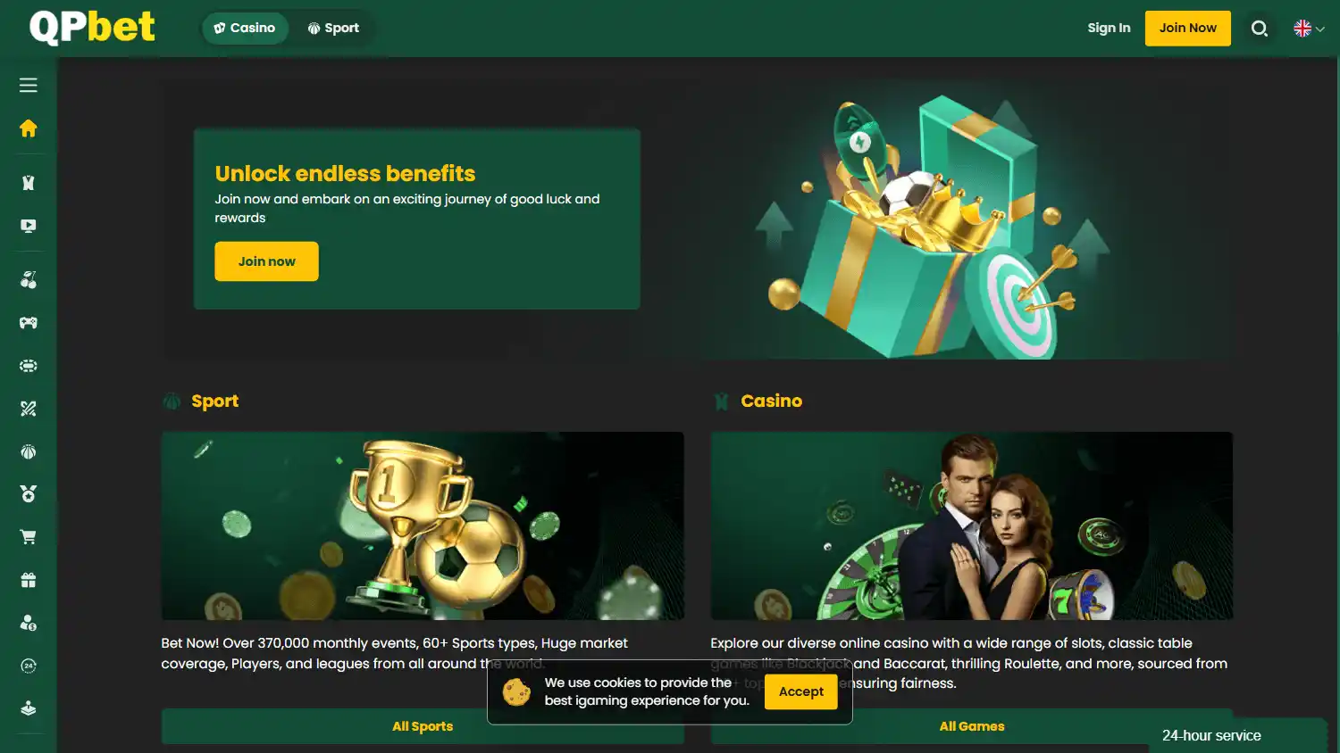 QPbet Casino screenshot 1