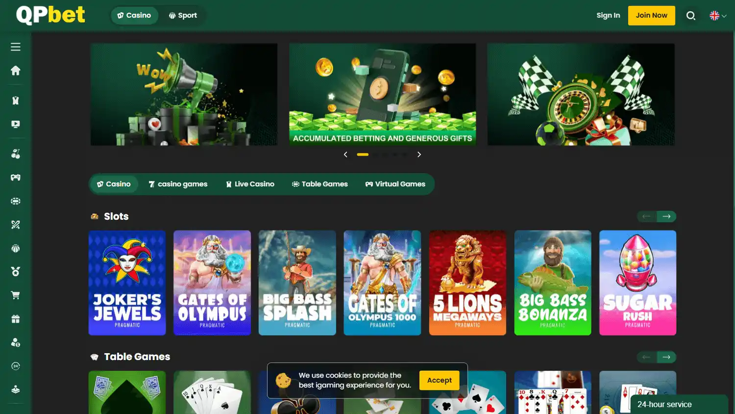 QPbet Casino screenshot 2