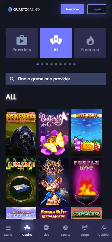 QuartzCasino screenshot 5