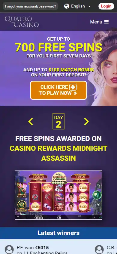 Quatro Casino screenshot 4
