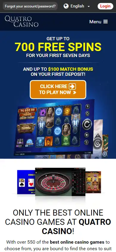 Quatro Casino screenshot 5