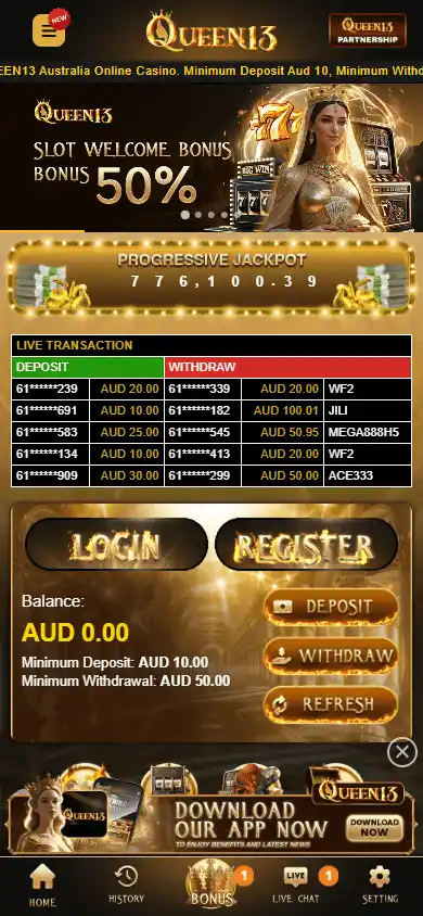 Queen13 Casino screenshot 3