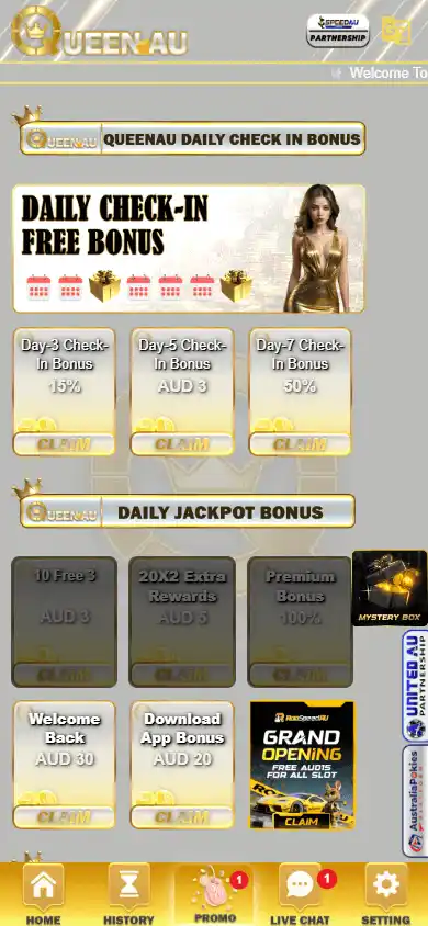 QueenAU Casino screenshot 4