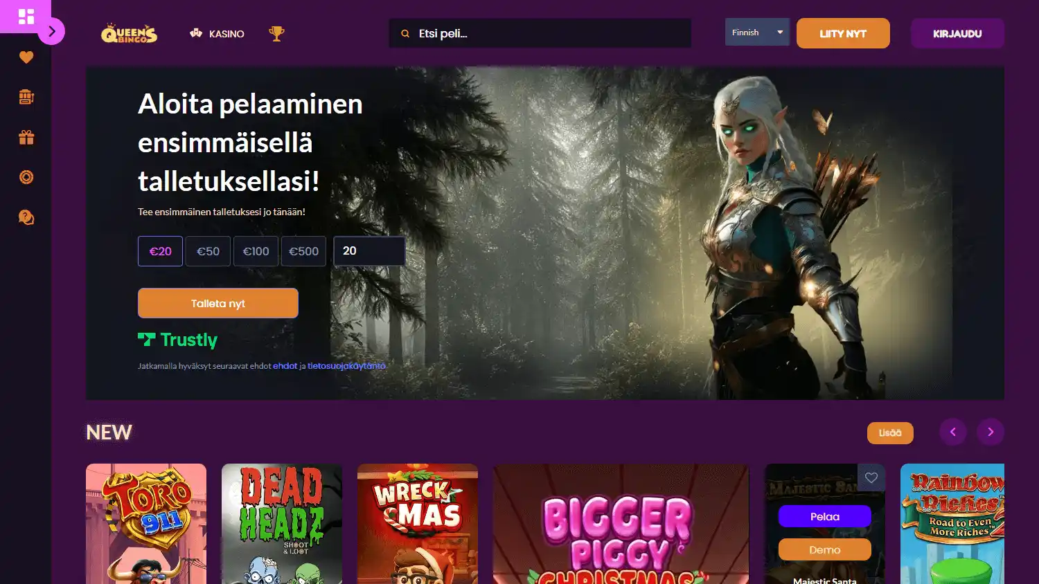 Queens Bingo Casino screenshot 1