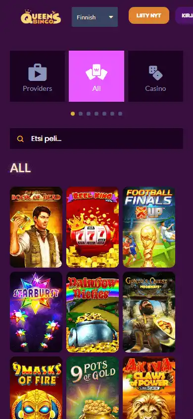 Queens Bingo Casino screenshot 5