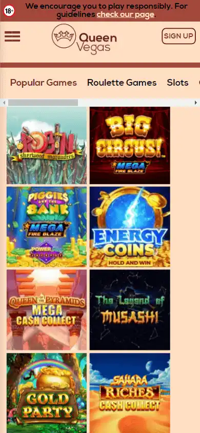 QueenVegas Casino screenshot 5