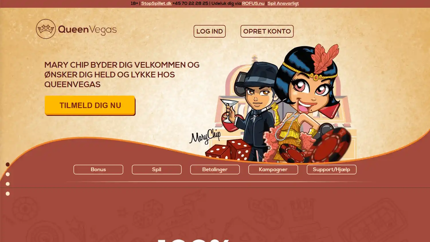 QueenVegas Casino screenshot 1