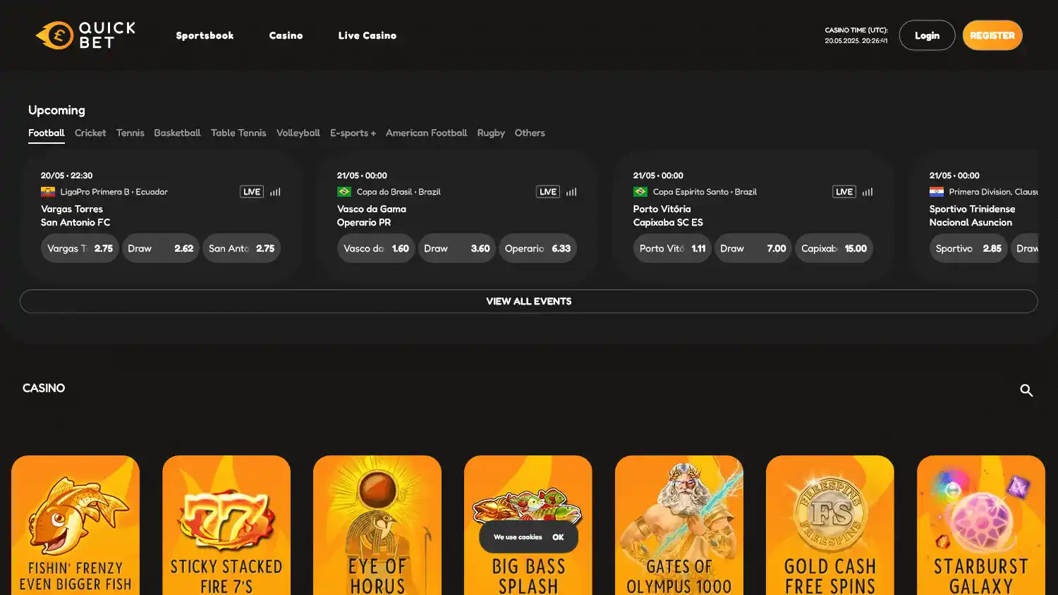 Quickbet Casino UK screenshot 1