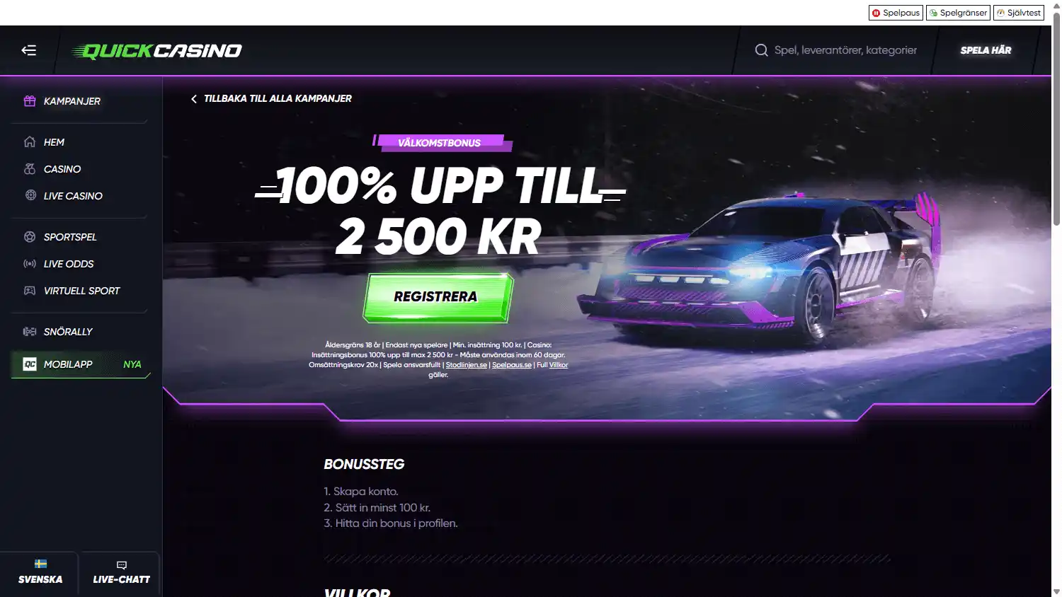 QuickCasino screenshot 3