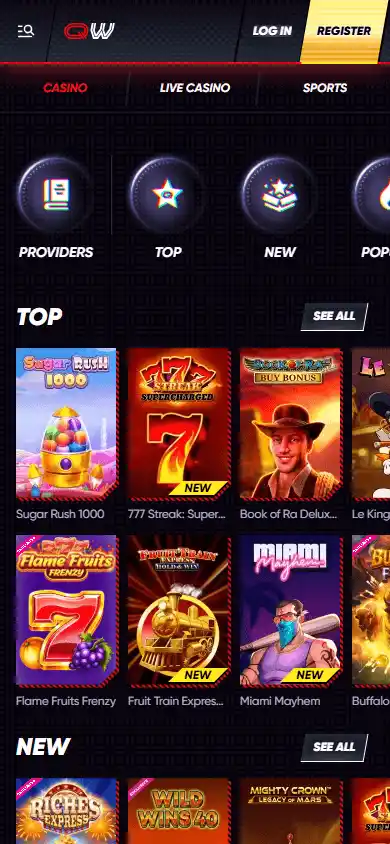 QuickWin Casino screenshot 5