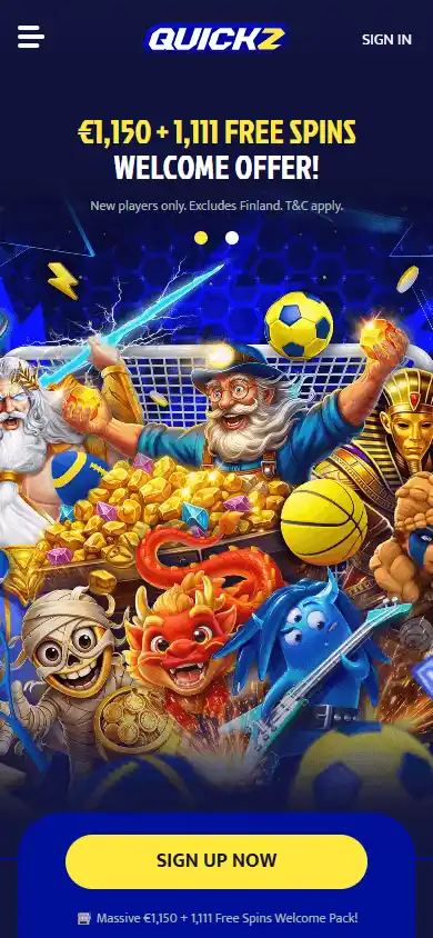 Quickz Casino screenshot 2