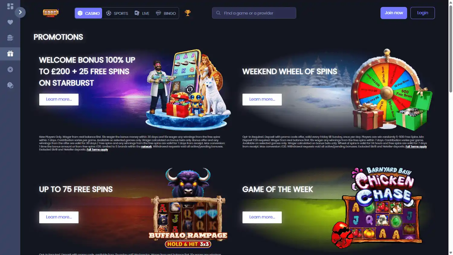 QuidSlots Casino screenshot 3