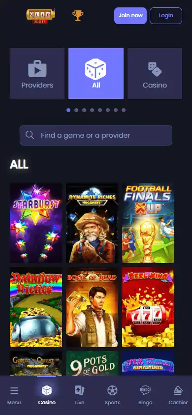 QuidSlots Casino screenshot 5