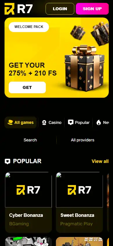 R7 Casino screenshot 3