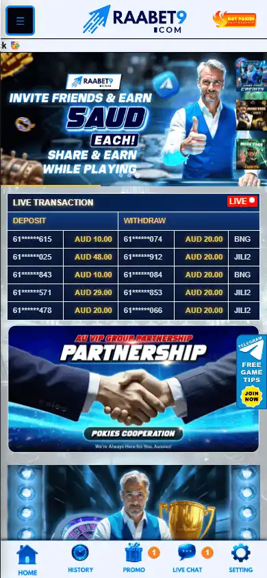 Raabet9 Casino screenshot 4