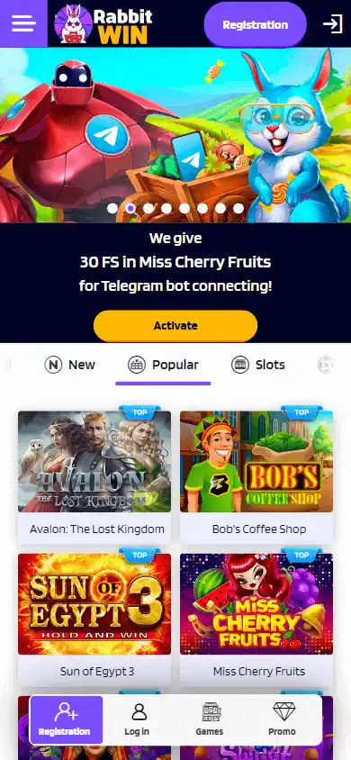 Rabbit Win Casino screenshot 4