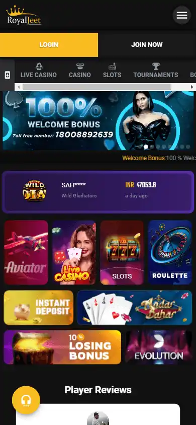 RaceJeet Casino screenshot 4