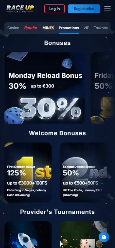 RaceUp Casino screenshot 6