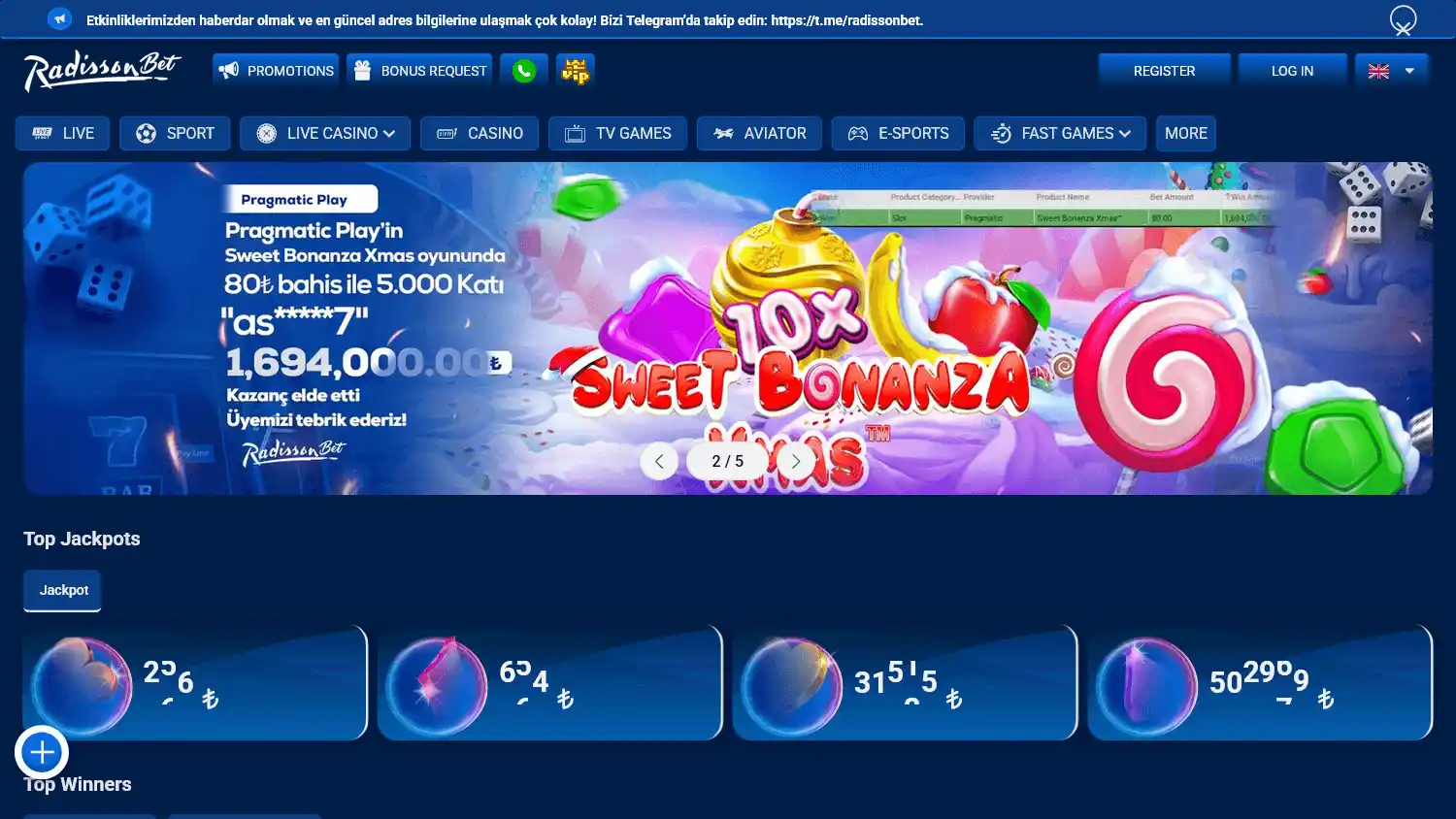 Radissonbet Casino screenshot 2