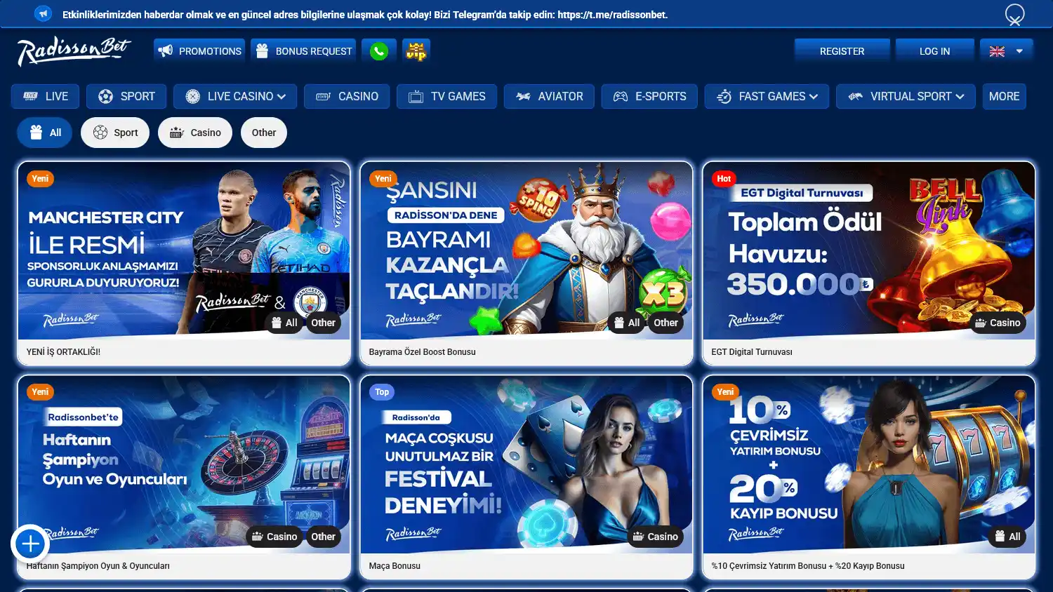 Radissonbet Casino screenshot 3