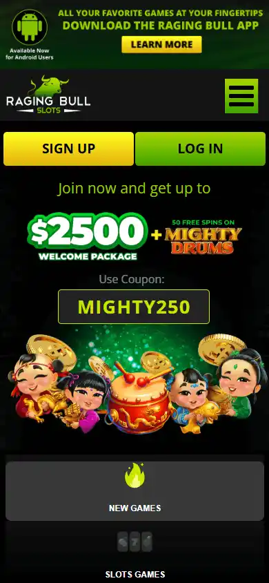 Raging Bull Slots Casino screenshot 4
